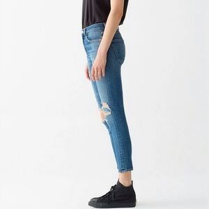 AGOLDE Sophie High Rise Skinny Crop Jeans Size 29 Medium Wash Revolve